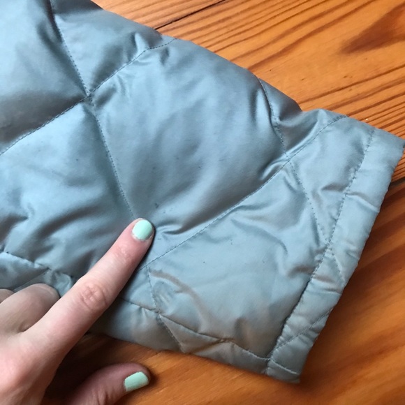 Banana Republic Silver Puffer Jacket, GUC, XS - Picture 10 of 14